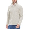 EKLENTSON Mens Fleece Tops Winter Thermal Pullover Workout Fleece Sweatshirt