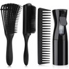 Juego de Cepillos para Desenredar el Cabello,4 Cepillos para Cabello