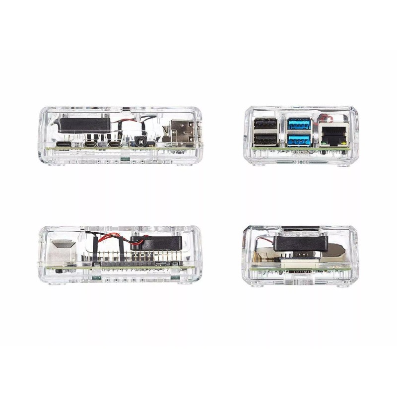 Vilros Raspberry Pi 4 Compatible Case with Built in Fan