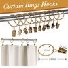 MAQIHAN Curtain Rings with Clips - Curtain Clips Drapery Rings