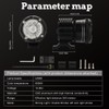 RATSTONE Additional Motorcycle Headlights, 2 Pieces LED Motorcycle Headlights, Motorcycle
