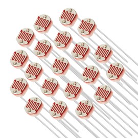 Chanzon 5mm 1 Ω ohm Photoresistor LDR Resistor 5528 GL5528 Light-Dependent Photoconductor 20pcs Photo Light Sensitive