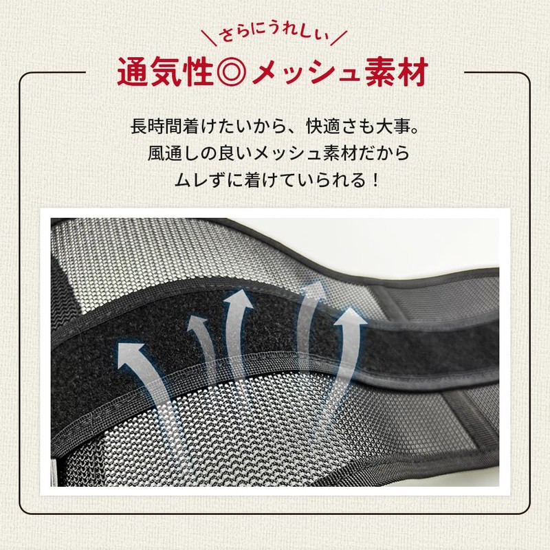 commoc(コモック) 骨盤ベルト 腰サポート 腰 サポート ゆがみ 腰ベルト サポートベルト (S)