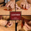Yonmcfn Key fob Cover Genuine Leather with Keychain,Leather Key Case