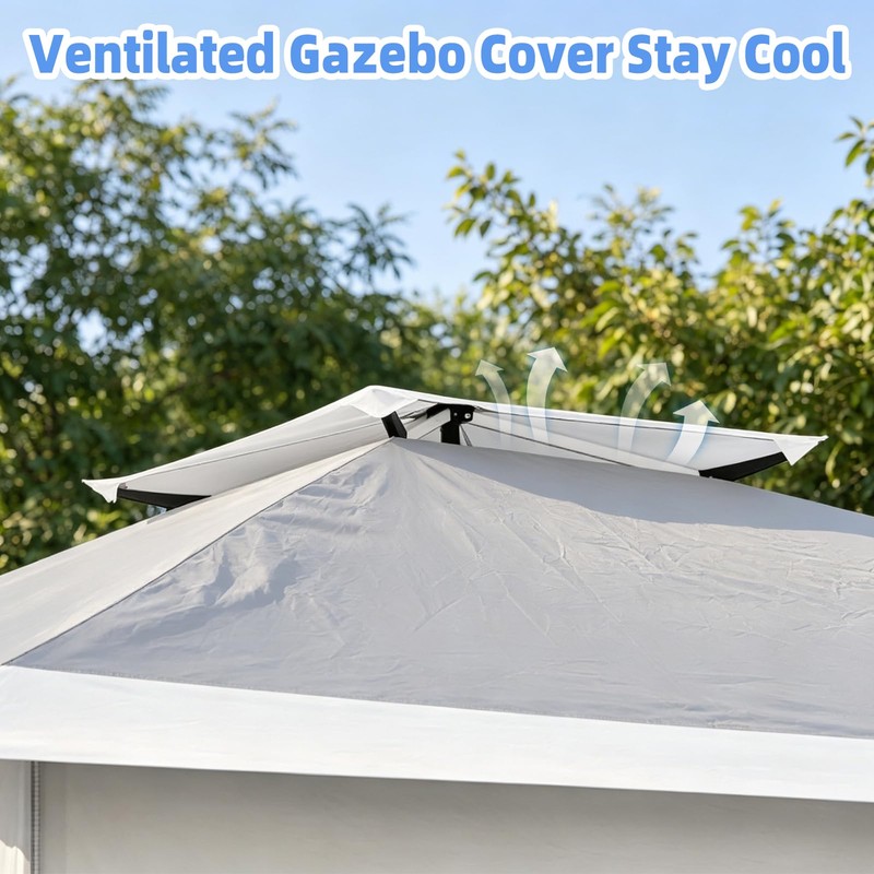 Replacement Canopy Cover for Yaheetech 13x13 Pop Up Gazebo Tent