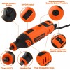 JORGENSEN Rotary Tool Kit 6 Variable Speed Rotary Tool With
