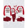 JAXUH Family Christmas Pajamas Matching Sets, Classic Plaid Pants and