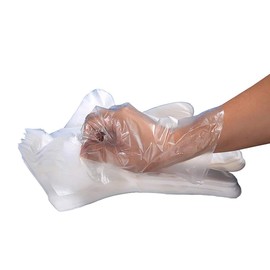 Disposable Clear Plastic Anti Virus Barbecue Gloves for Household Bathroom Sanitary