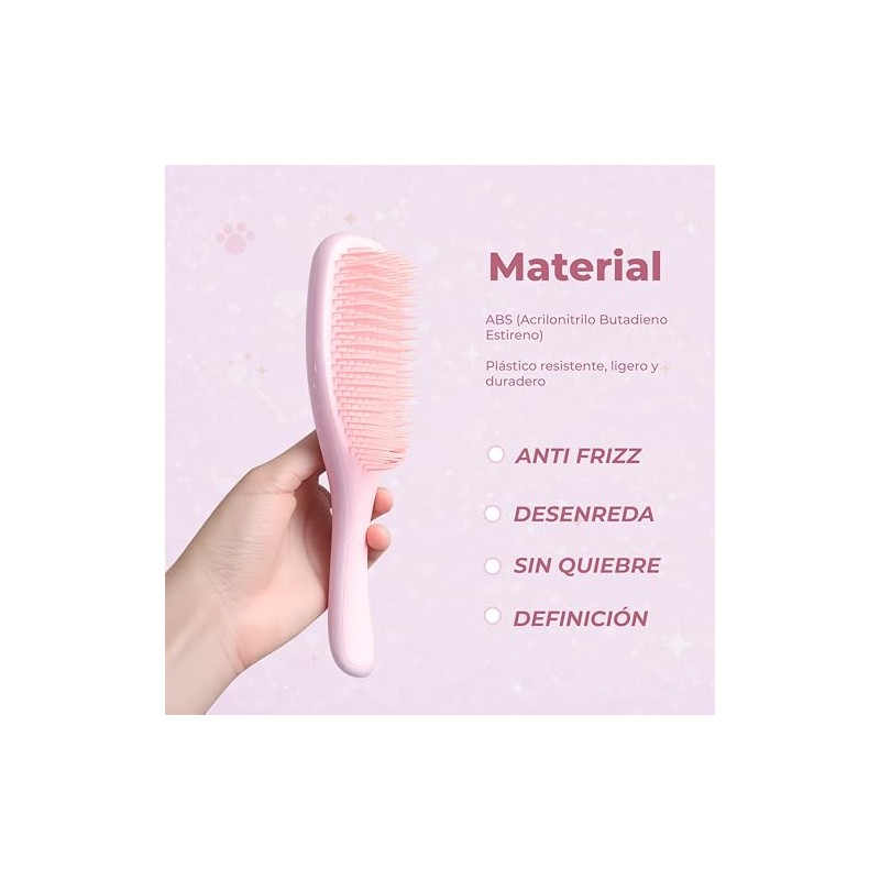 Claylal Professional Cepillo Desenredante para Cabello Anti Frizz + 2