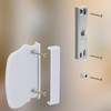 KOTARBAU Balcony Door Catch Practical Plastic Safe Smoking Terraces Door