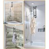 Shower Door Hooks, 7.7"-17.7" Height Adjustable Towel Hook For Frameless