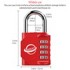 SISAV 4 Digit Combination Lock,Gym Padlock,Outdoor Combination Padlock,Suitable for School