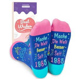 VivaJoy Gifts for 40th Birthday, Birthday Socks, 40th Birthday Women, 40th Birthday Men, 40th Birthday Funny Gifts, 40th birthday, One size fits all