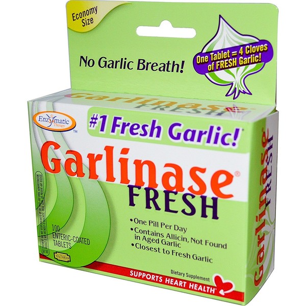 Enzymatic Therapy - Garlinase FRESH 100 tabs (Pack of 2) [Health and Beauty]