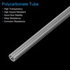 MECCANIXITY Plastic Pipe Rigid Polycarbonate Round Tube Clear 1/4"(6mm) ID