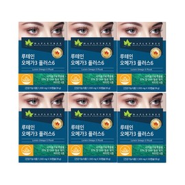 Maple Tree Lutein Omega 3 Plus 6 30 Capsules x 6 Bottles (6 Months) / 메이플트리 루테인오메가3 플러스6 30캡슐X 6통 6개월