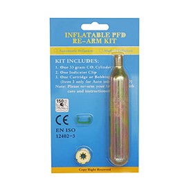 Wild Scene Life Jacket, Vest, Type, For Kids, Sea, Fishing, Automatic Inflating, CE Certified, Domestic Aftermarket Support Compatible (Replacement Cylinder, For Kids, Automatic Inflating Only)