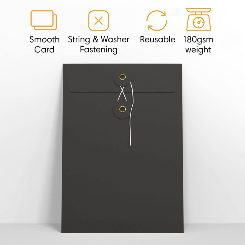 Lempac String and Washer Envelopes - C5 & C6 String