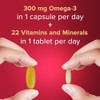 Seven Seas Omega-3 & Multivitamins Woman, with Biotin & Iron,