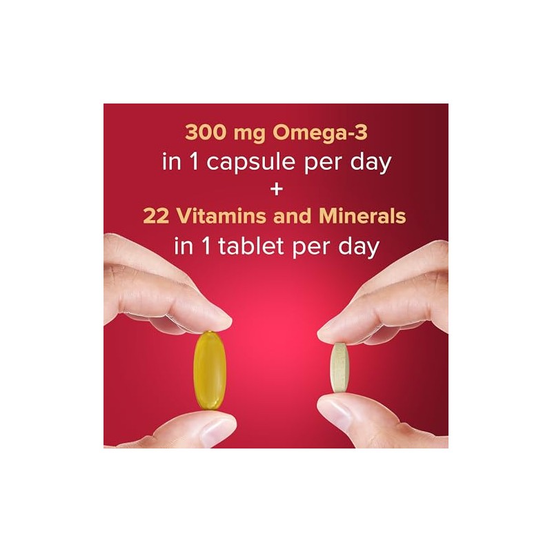 Seven Seas Omega-3 & Multivitamins Woman, with Biotin & Iron,