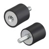 sourcing map M4 Thread Male Female Rubber Mounts,Vibration Isolators,Shock Absorber