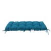QILLOWAY Indoor/Outdoor Bench Cushion,51-Inches (Peacock Blue)