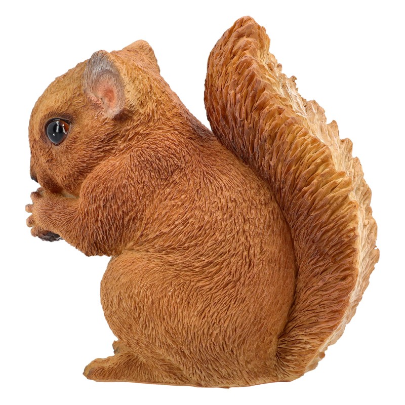 Figuren Shop GmbH Garden Squirrel Figurine - Weatherproof & Hand-Painted