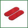 Motoforti 4Pcs Red Reflective Safety Warning Tape Sticker 12 x