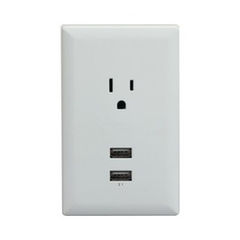RCA WP2UWR USB Wall Plate