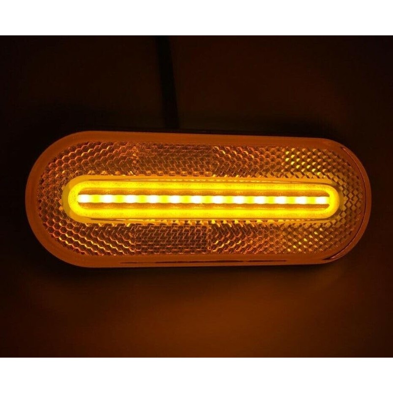 MelTruck® 2x Yellow LED Outline Light ADR Marker Light 12V