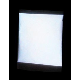 Glow in The Dark Neutral Invisible Strontium Aluminate Glow in The Dark Fluorescent Pigment Powder FREE UV Black Light (White glows WHITE 2oz)