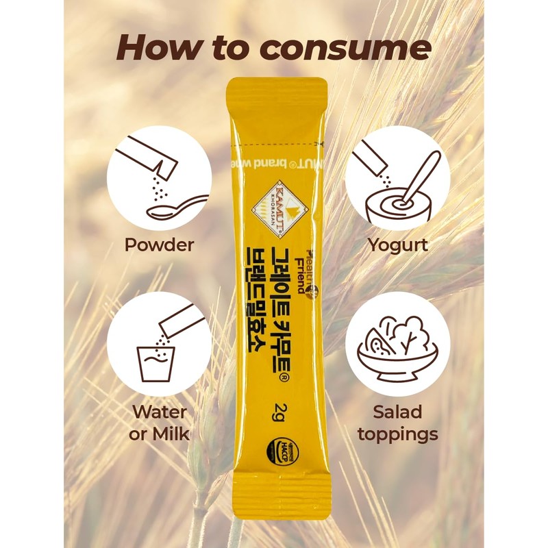 Health Friend Great KAMUT Brand Wheat Grain Enzyme Powder 2g