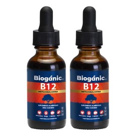 2 Pack Vitamina B12 Metilcobalamina Arandano 600 Tomas 30 Ml Arándano