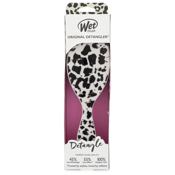 WetBrush Safari Collection Original Detangler Tan Leopard