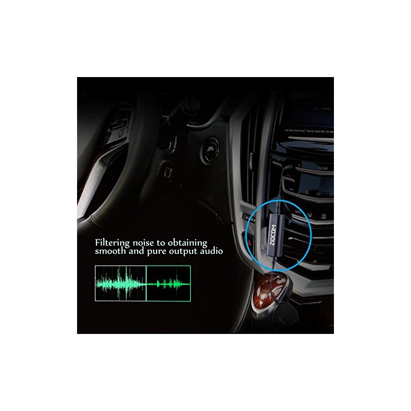 ZIOCOM Ground Loop Noise Isolator for Car Audio & Home