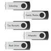 10-Pack Enfain 16GB USB 2.0 Swivel Flash Drives: Shareable Data