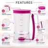 Pancake Batter Dispenser for Baking – Easy-Pour Portion Control Tool