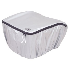 川住製作所 自転車 ファスナー式バスケットカバー リヤータイプ KW-220 シルバー