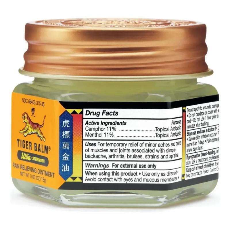Pomada Tiger Balm Ultra Strength 18g Extra Fuerte - Imp