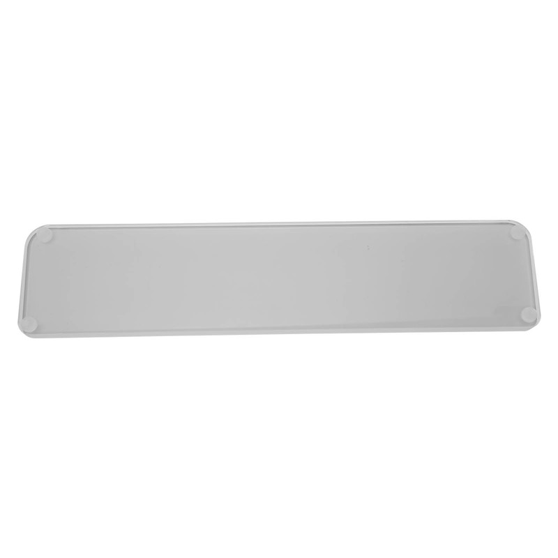 Keyboard Wrist Rest 0.4 to 0.6in Slope Ergonomic Clear Acrylic