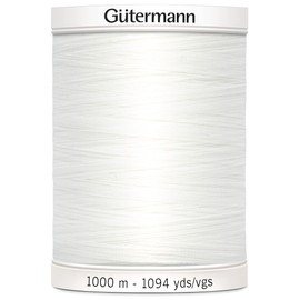 Gutermann Sew-All Thread 1,094yd, Nu White