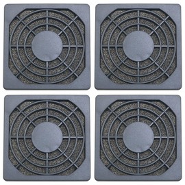 FMHXG 4PCS Cooling Fan Mesh Cover Ventilation Filter Mesh 6cm Plastic Dust Mesh Chassis Cabinet Dust Mesh Cover Industrial Fan Protection Mesh for Computer Case Fan Dust Protection Speaker Grille