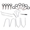 Qiilu Universal Removal Tool, 20 Pieces Universal Car Audio Stereo