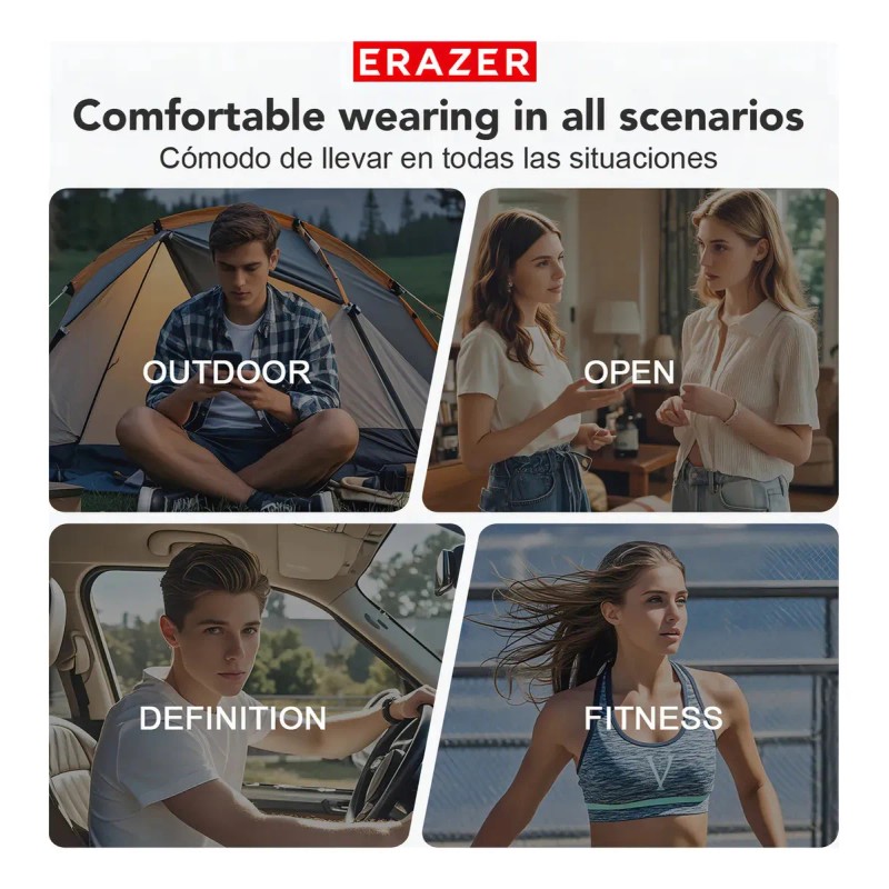 Audfonos Inalambricos Lenovo Erazer Xt66 Pro Ai Audifonos Traductores Ipx4