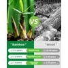 100% Bamboo Disposable Cutlery Set - 120 Mix (60 Forks,60