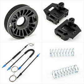 Window Regulator Repair Kit Cable Pulley Slide Piece Set VL VR for Skoda Fabia