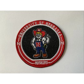 University Of Nebraska Cornhuskers Vintage Embroidered Iron On Patch 3” x 3”