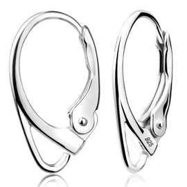 Silver Lever Back Pair Earrings Closure Findings DIY Earrings Fine Jewelry and Repair