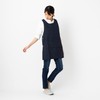 Watanosato Kurume Woven Double Pocket Apron, Navy Blue