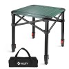 VILLEY Folding Camping Square Table Carry Bag Aluminum Adjustable Square